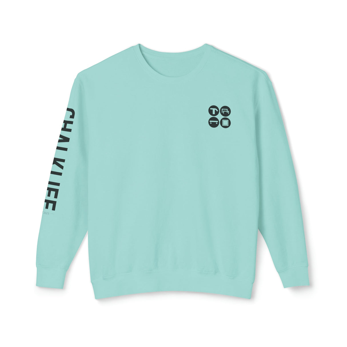 JustJules - Gymnastics Icon - Lightweight Crewneck Sweatshirt - Chalklife, LLC