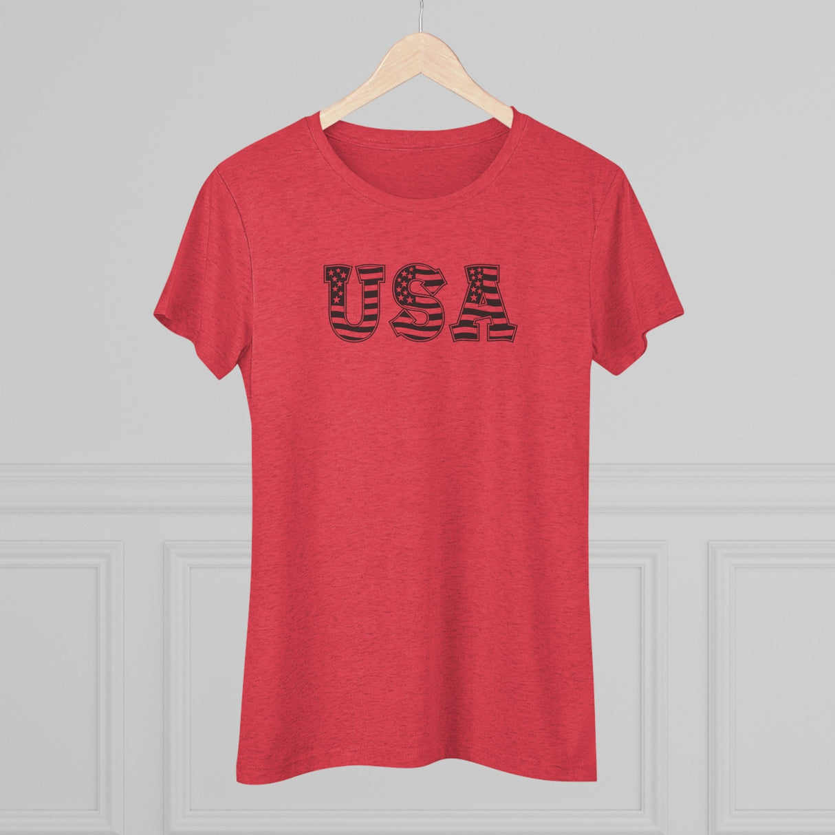 Women's - USA - Flag (Fitted) - Chalklife, LLC