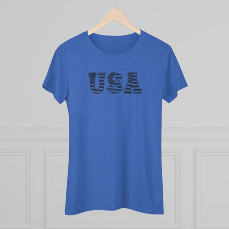 Women's - USA - Flag (Fitted) - Chalklife, LLC