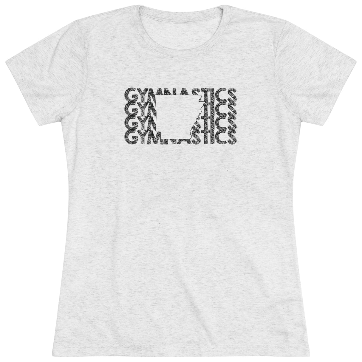 Arkansas Gymnastics T-Shirt (Fitted) - Chalklife, LLC
