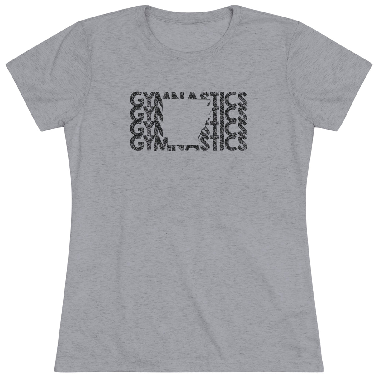 Arkansas Gymnastics T-Shirt (Fitted) - Chalklife, LLC
