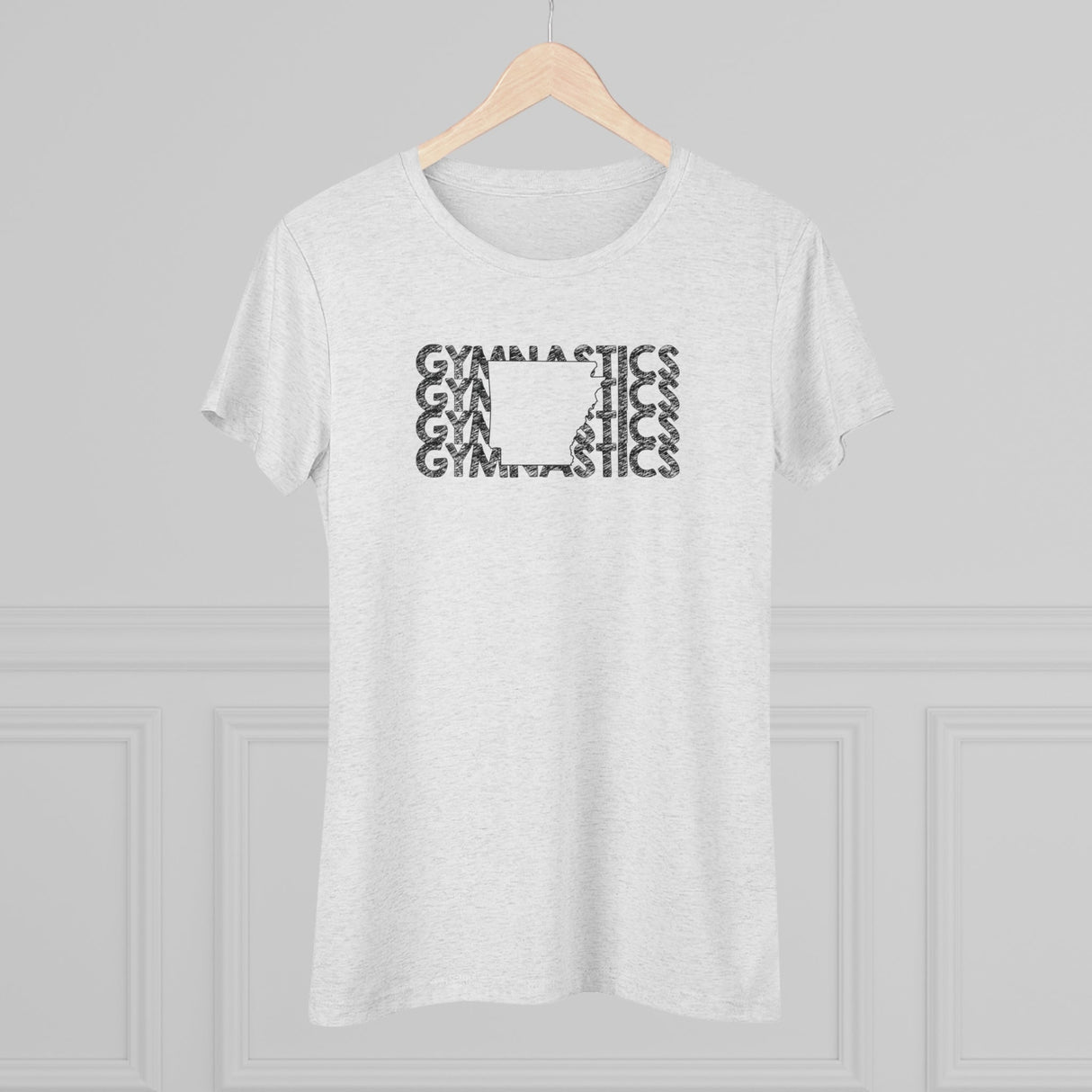 Arkansas Gymnastics T-Shirt (Fitted) - Chalklife, LLC