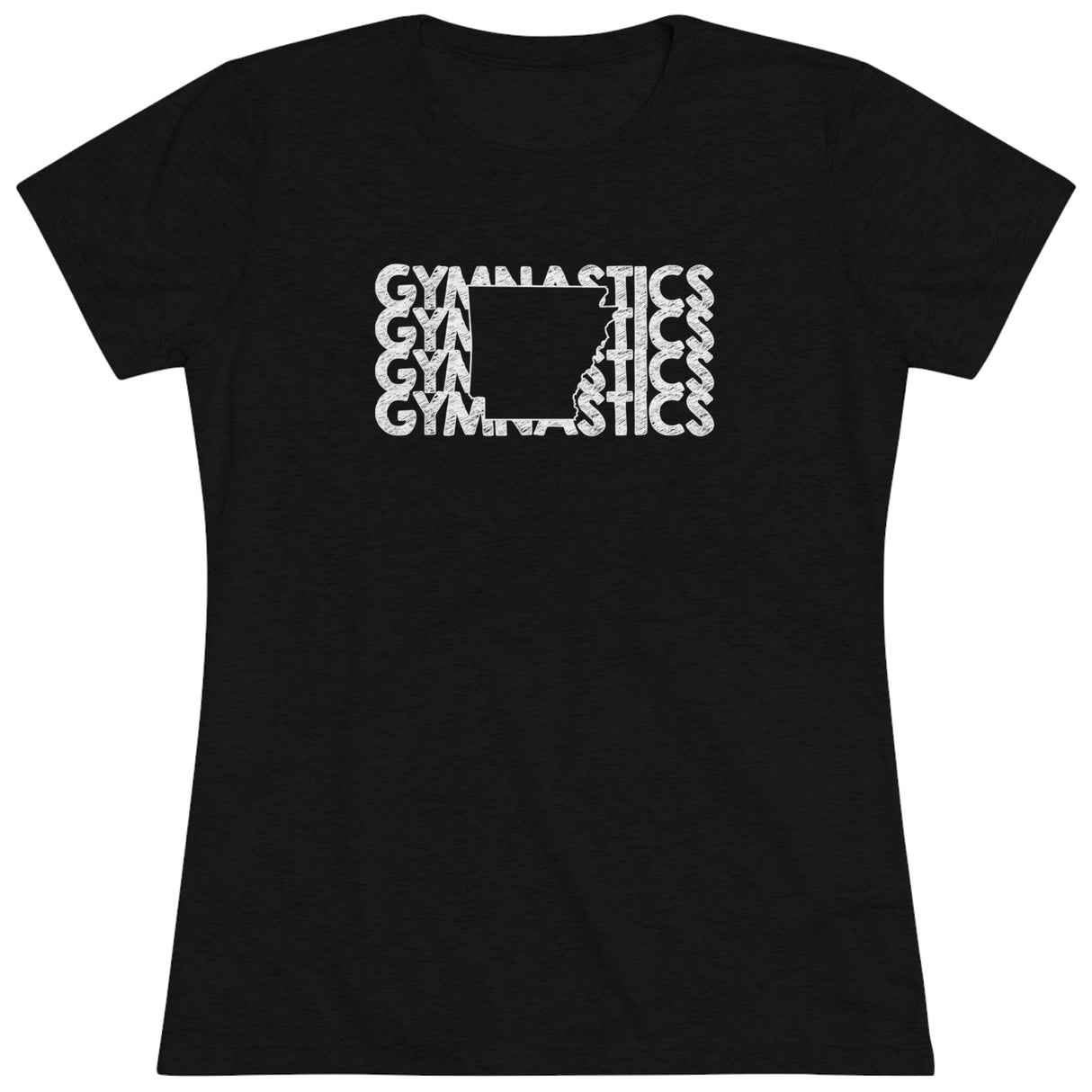 Arkansas Gymnastics T-Shirt (Fitted) - Chalklife, LLC