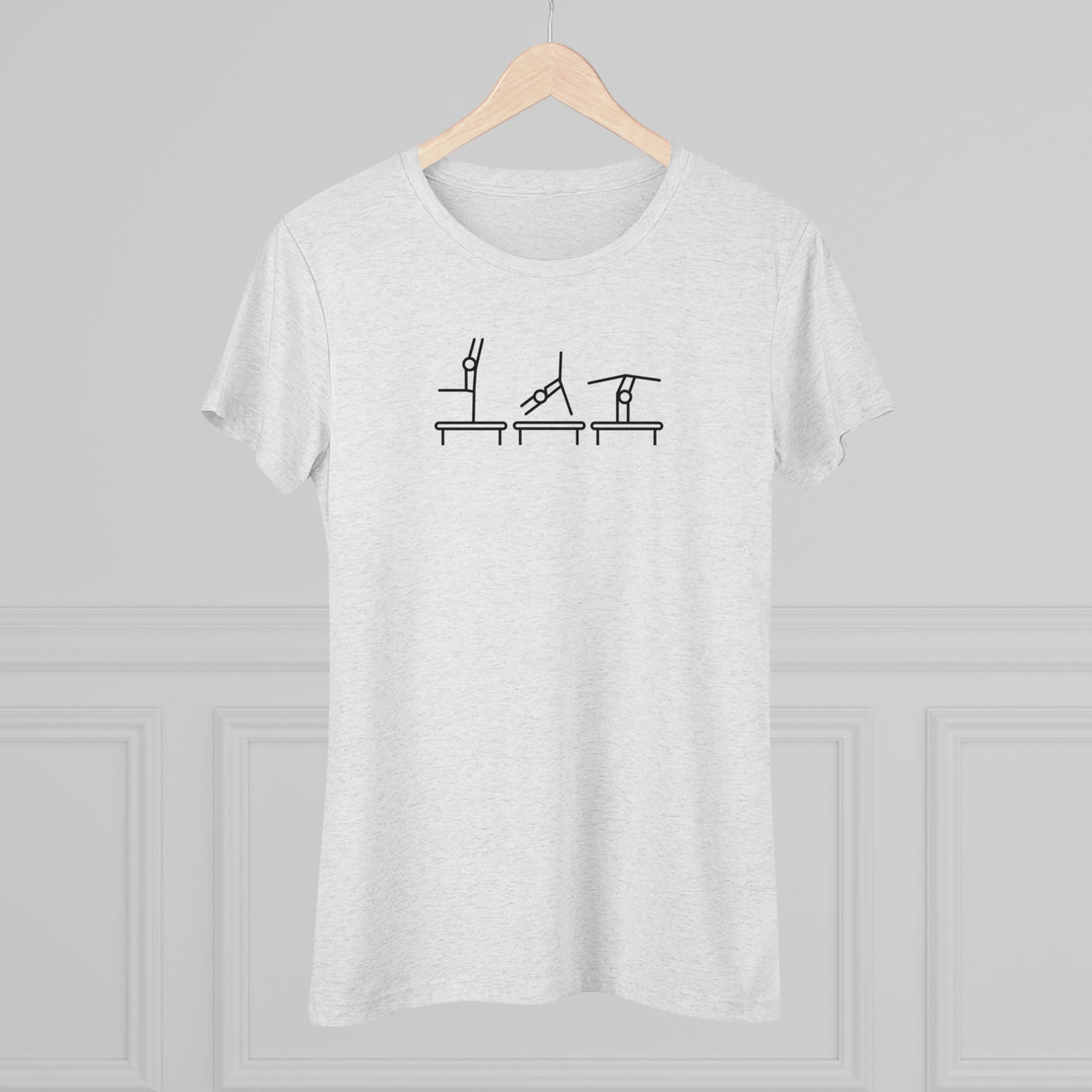 ChalkLife "Beam Trio" Fitted T-Shirt - Chalklife, LLC