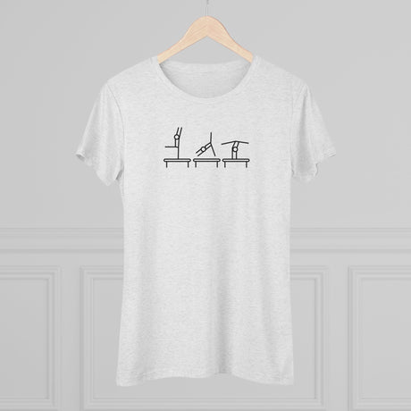 ChalkLife "Beam Trio" Fitted T-Shirt - Chalklife, LLC