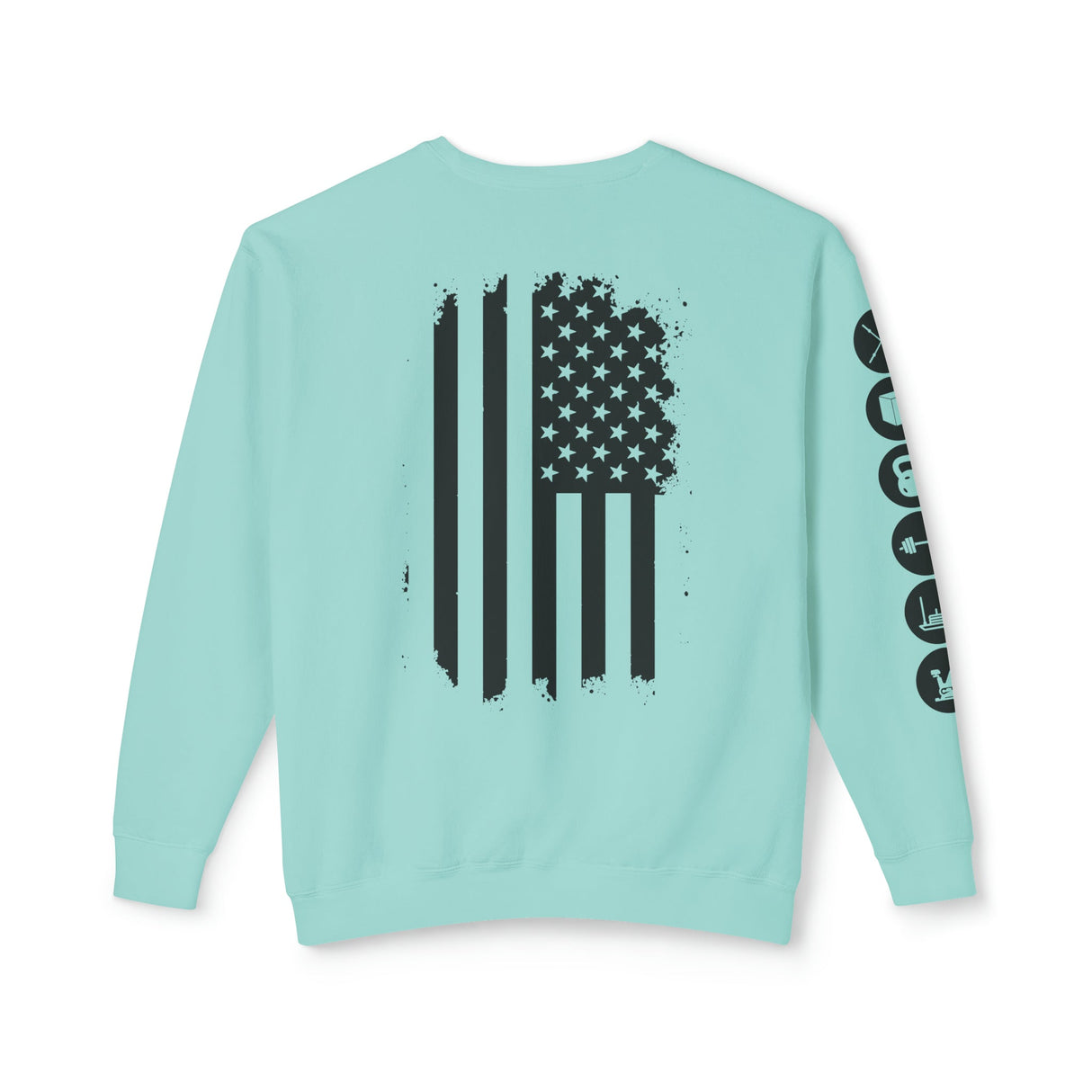 Chalklife - Fitness Events Unisex Lightweight Crewneck Sweatshirt - Chalklife, LLC