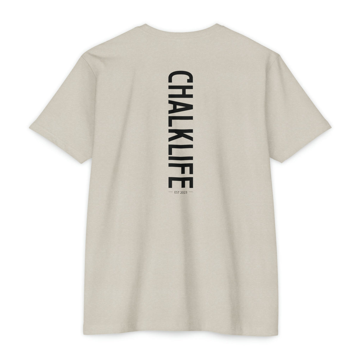 Chalklife - Joshua 1:9 - "Be strong and courageous." - T-Shirt - Chalklife, LLC
