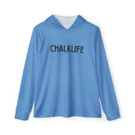 Chalklife Men's Gymnastics Performance Hoodie - Light Blue - Chalklife, LLC