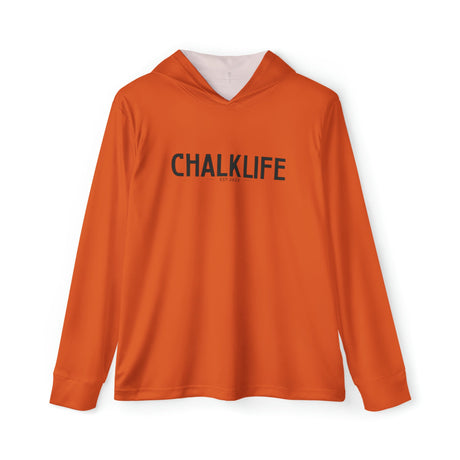 Chalklife Men's Gymnastics Performance Hoodie - Orange - Chalklife, LLC