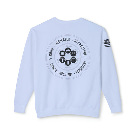 Chalklife - Men's Stamp Unisex Lightweight Crewneck Sweatshirt - Chalklife, LLC