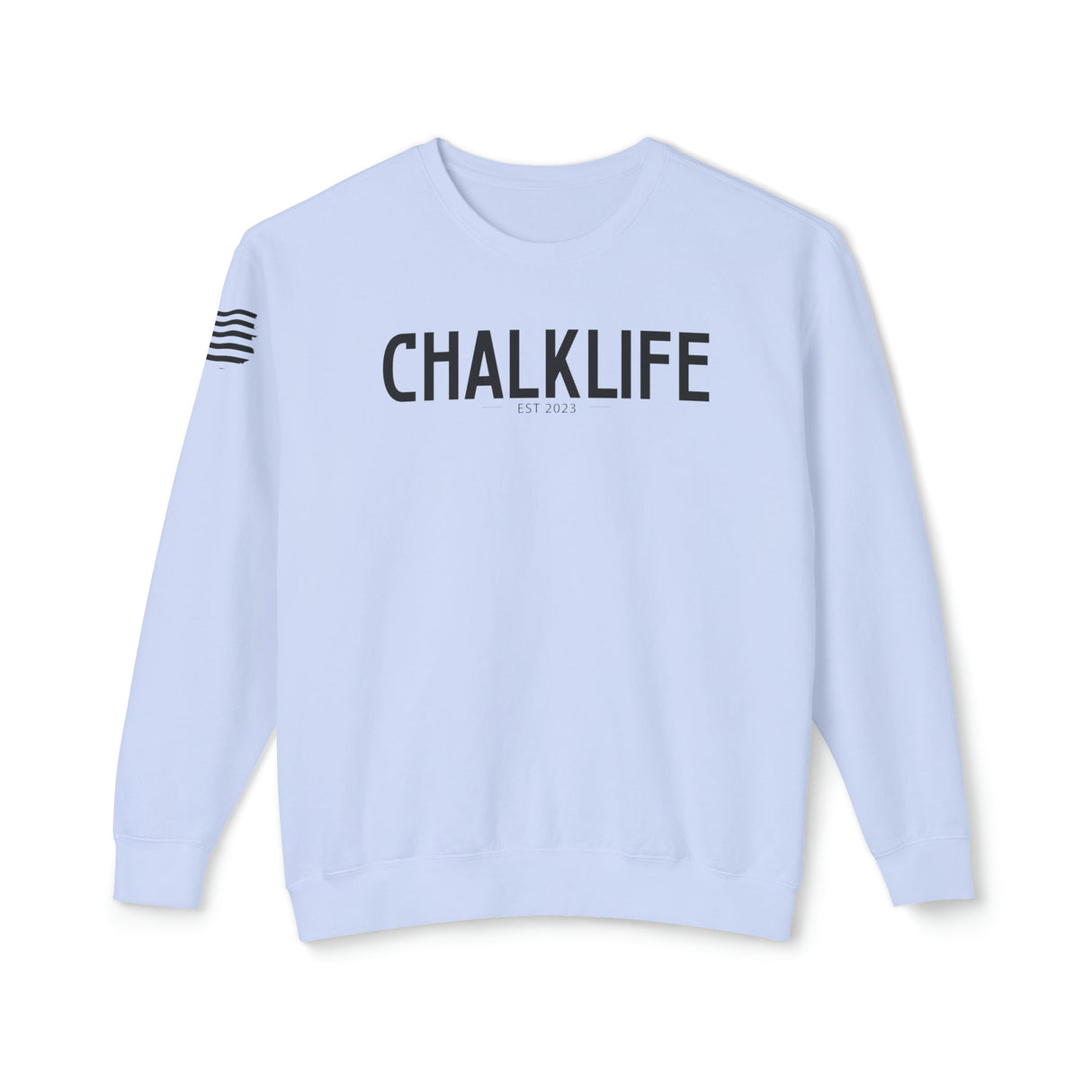 Chalklife - Men's Stamp Unisex Lightweight Crewneck Sweatshirt - Chalklife, LLC