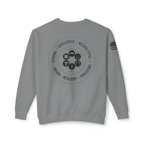 Chalklife - Men's Stamp Unisex Lightweight Crewneck Sweatshirt - Chalklife, LLC