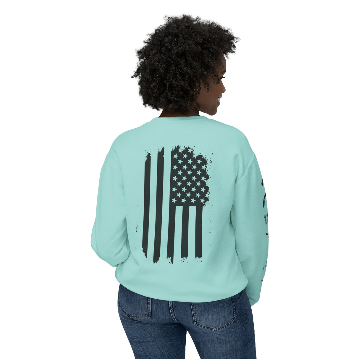 Chalklife - Trampoline & Tumbling Events Unisex Lightweight Crewneck Sweatshirt - Chalklife, LLC