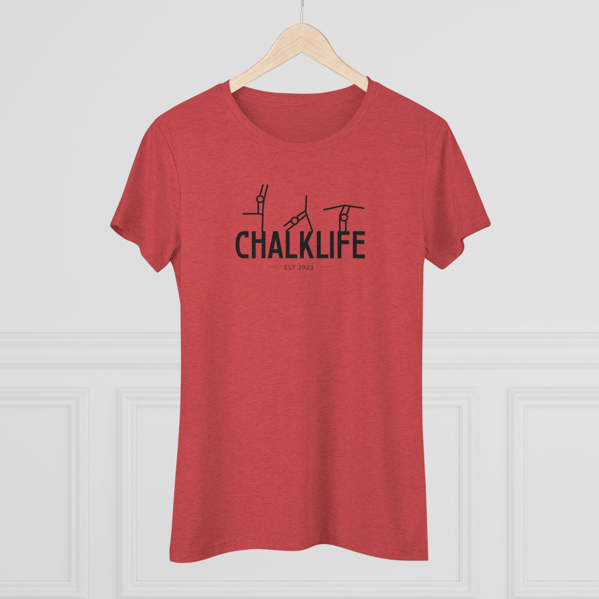 Chalklife Trio - Gymnastics Women's Triblend Tee - Chalklife, LLC