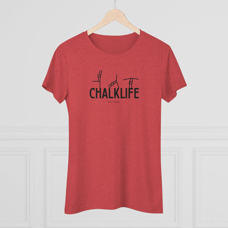 Chalklife Trio - Gymnastics Women's Triblend Tee - Chalklife, LLC