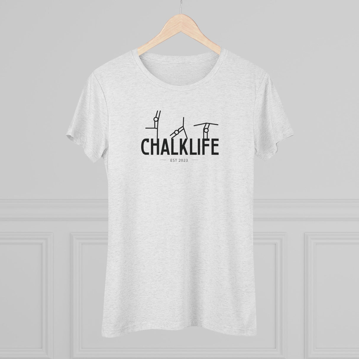 Chalklife Trio - Gymnastics Women's Triblend Tee - Chalklife, LLC