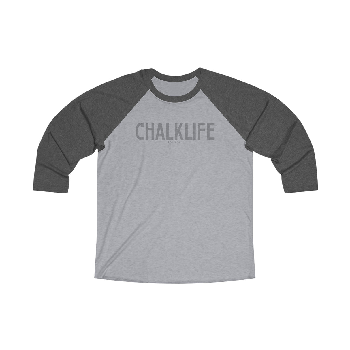 Chalklife - Unisex Tri-Blend 3\4 Raglan Tee - Chalklife, LLC
