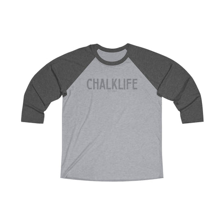 Chalklife - Unisex Tri-Blend 3\4 Raglan Tee - Chalklife, LLC