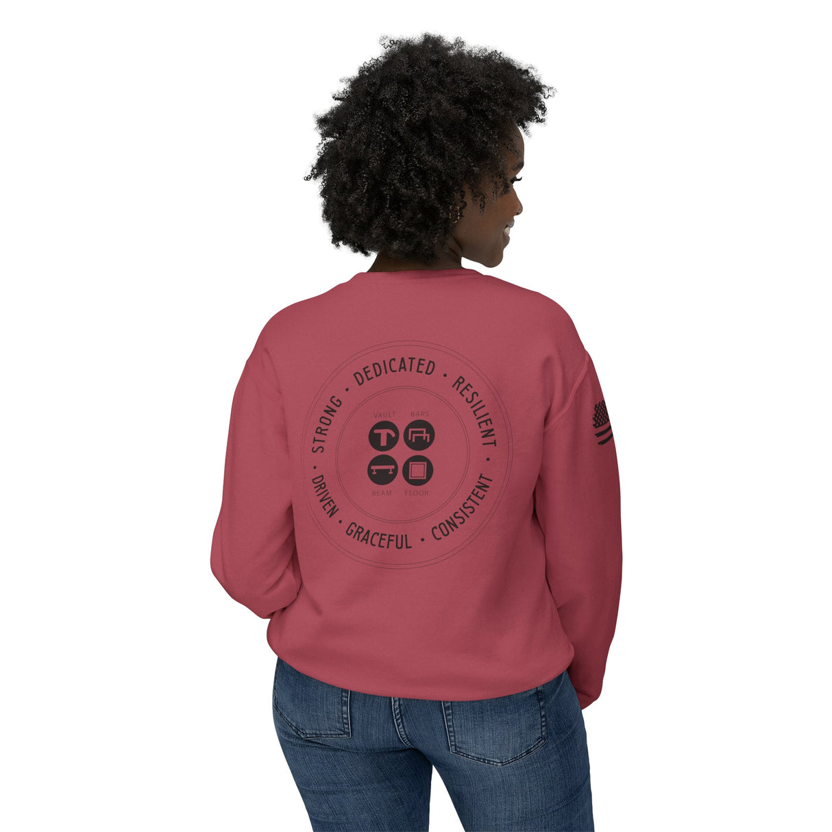 Chalklife - Women's Stamp Lightweight Crewneck Sweatshirt - Chalklife, LLC