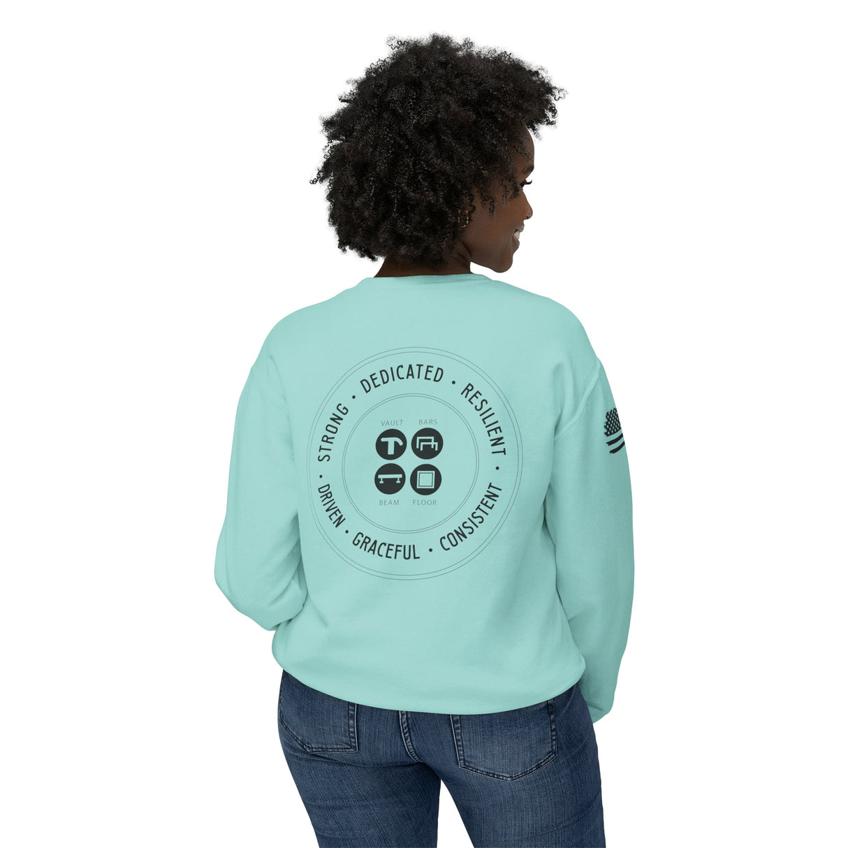 Chalklife - Women's Stamp Lightweight Crewneck Sweatshirt - Chalklife, LLC