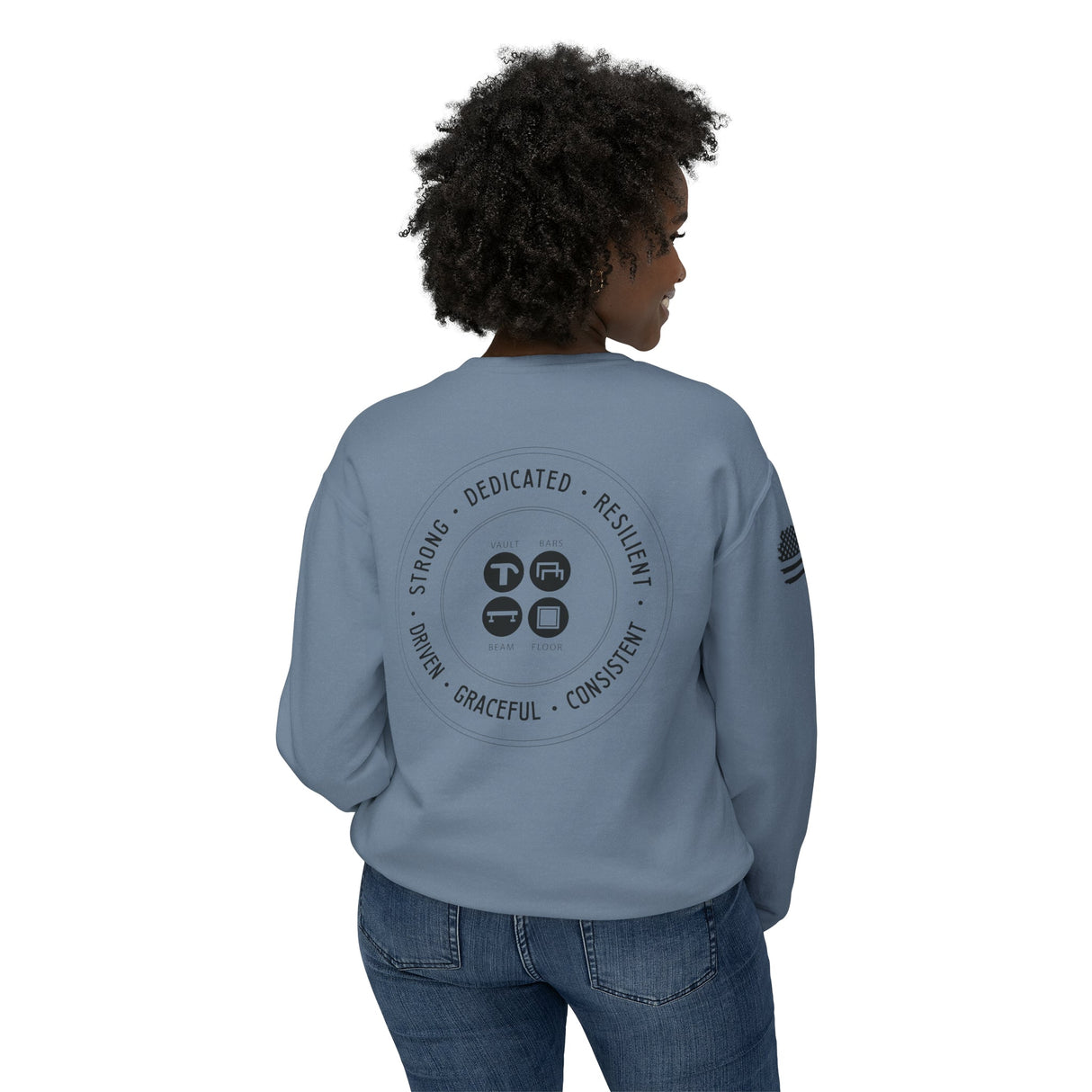 Chalklife - Women's Stamp Lightweight Crewneck Sweatshirt - Chalklife, LLC