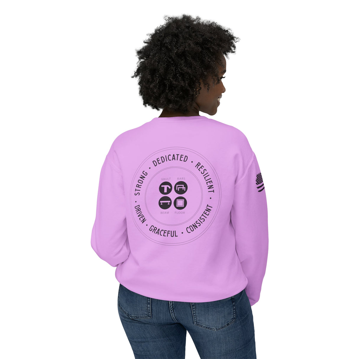 Chalklife - Women's Stamp Lightweight Crewneck Sweatshirt - Chalklife, LLC
