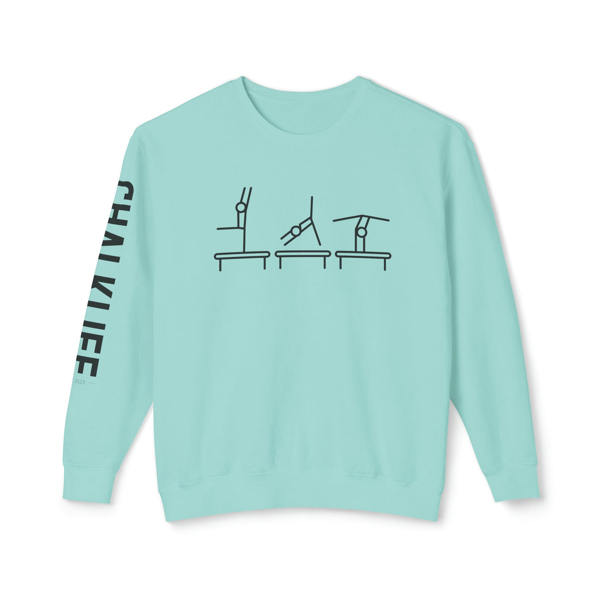 Chalklife - Women's Unisex Lightweight Crewneck Sweatshirt - Chalklife, LLC