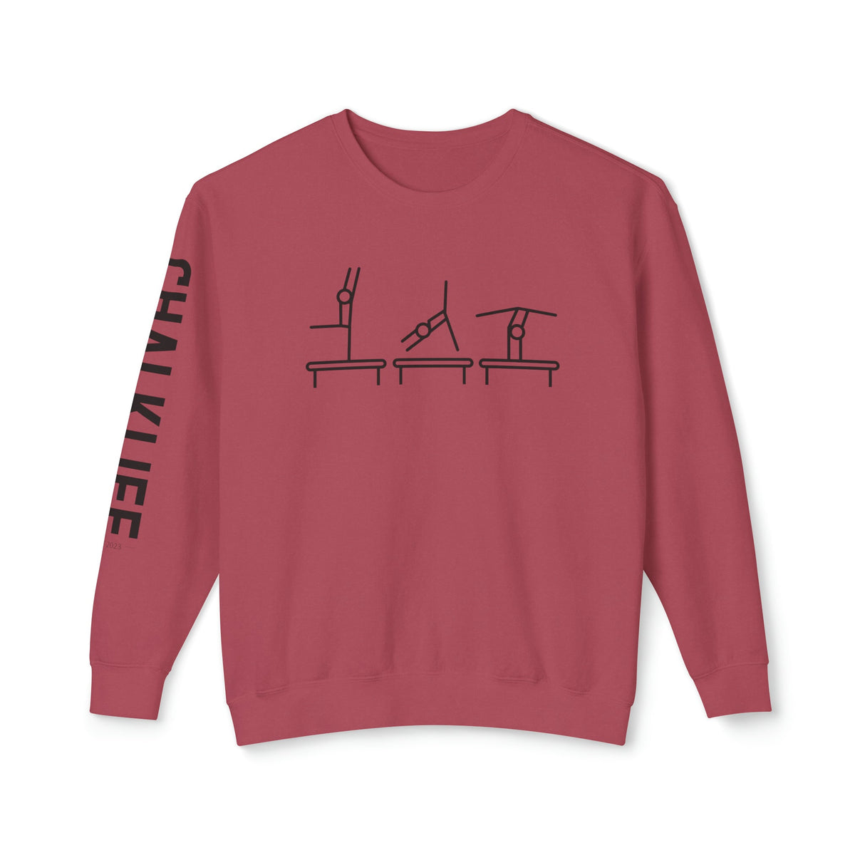 Chalklife - Women's Unisex Lightweight Crewneck Sweatshirt - Chalklife, LLC
