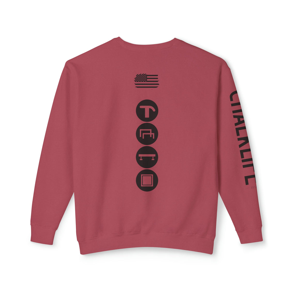 Chalklife - Women's Unisex Lightweight Crewneck Sweatshirt - Chalklife, LLC