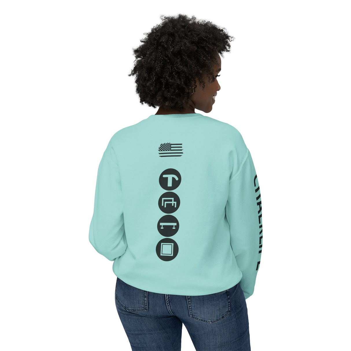Chalklife - Women's Unisex Lightweight Crewneck Sweatshirt - Chalklife, LLC