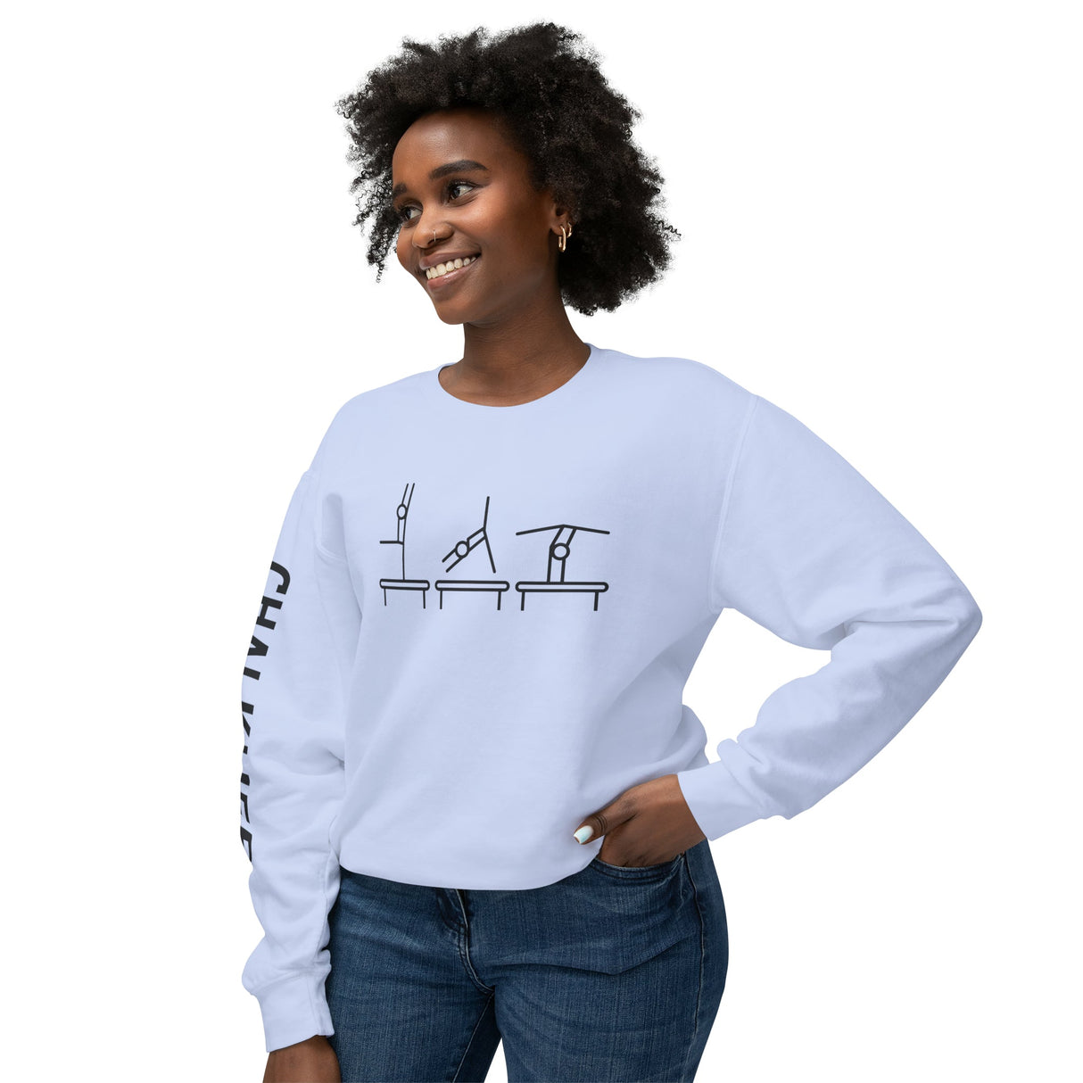 Chalklife - Women's Unisex Lightweight Crewneck Sweatshirt - Chalklife, LLC