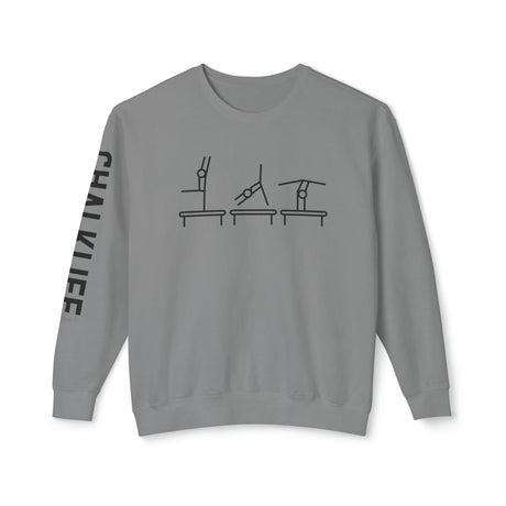 Chalklife - Women's Unisex Lightweight Crewneck Sweatshirt - Chalklife, LLC