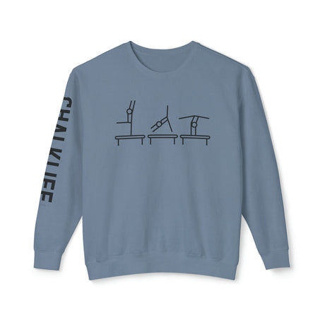 Chalklife - Women's Unisex Lightweight Crewneck Sweatshirt - Chalklife, LLC