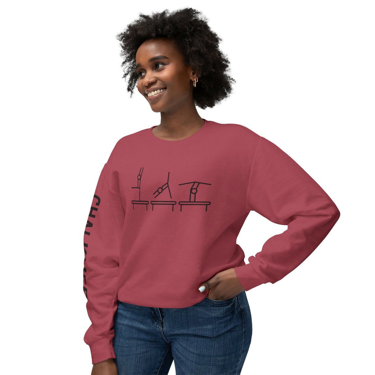 Chalklife - Women's Unisex Lightweight Crewneck Sweatshirt - Chalklife, LLC