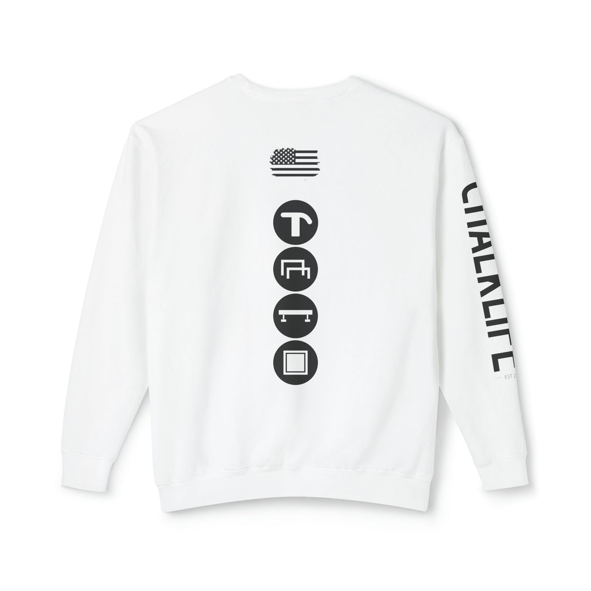 Chalklife - Women's Unisex Lightweight Crewneck Sweatshirt - Chalklife, LLC