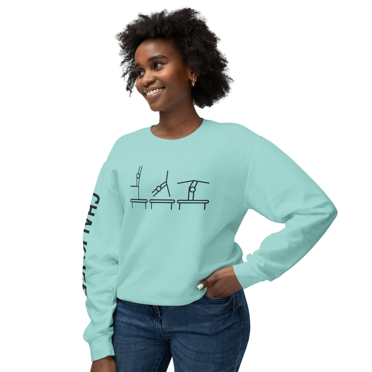 Chalklife - Women's Unisex Lightweight Crewneck Sweatshirt - Chalklife, LLC