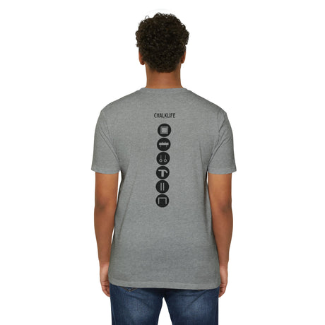 Eagle Gymnastics (Front) - Men's Gymnastics Events - 60% cotton, 40% polyester - Chalklife, LLC