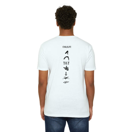 Eagle Gymnastics (Front) - Trampoline & Tumbling Event Spine - 60% cotton, 40% polyester - Chalklife, LLC