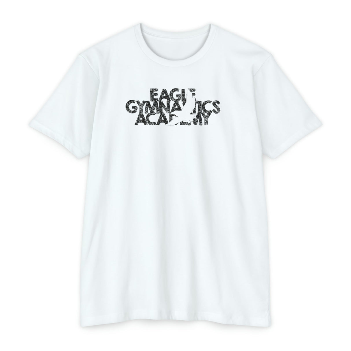 Eagle Gymnastics (Front) - Trampoline & Tumbling Event Spine - 60% cotton, 40% polyester - Chalklife, LLC