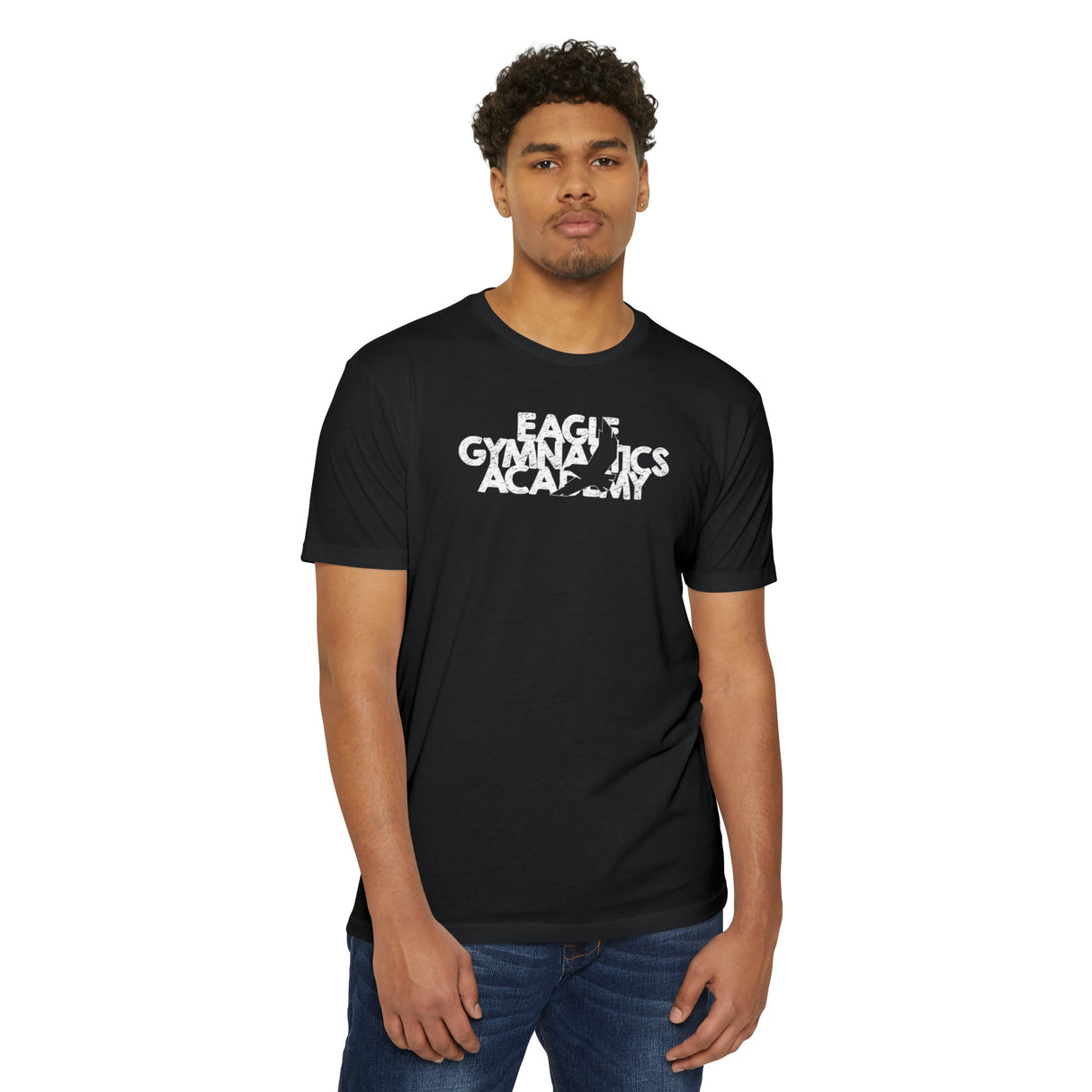 Eagle Gymnastics (Front) - Trampoline & Tumbling Event Spine - 60% cotton, 40% polyester - Chalklife, LLC