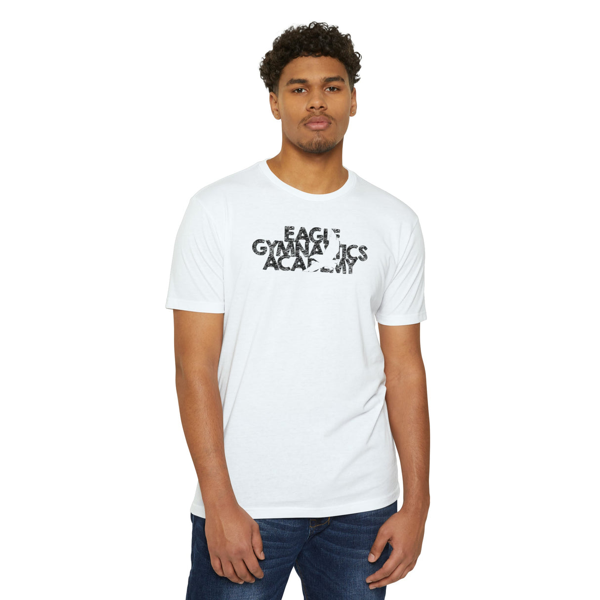 Eagle Gymnastics (Front) - Trampoline & Tumbling Event Spine - 60% cotton, 40% polyester - Chalklife, LLC