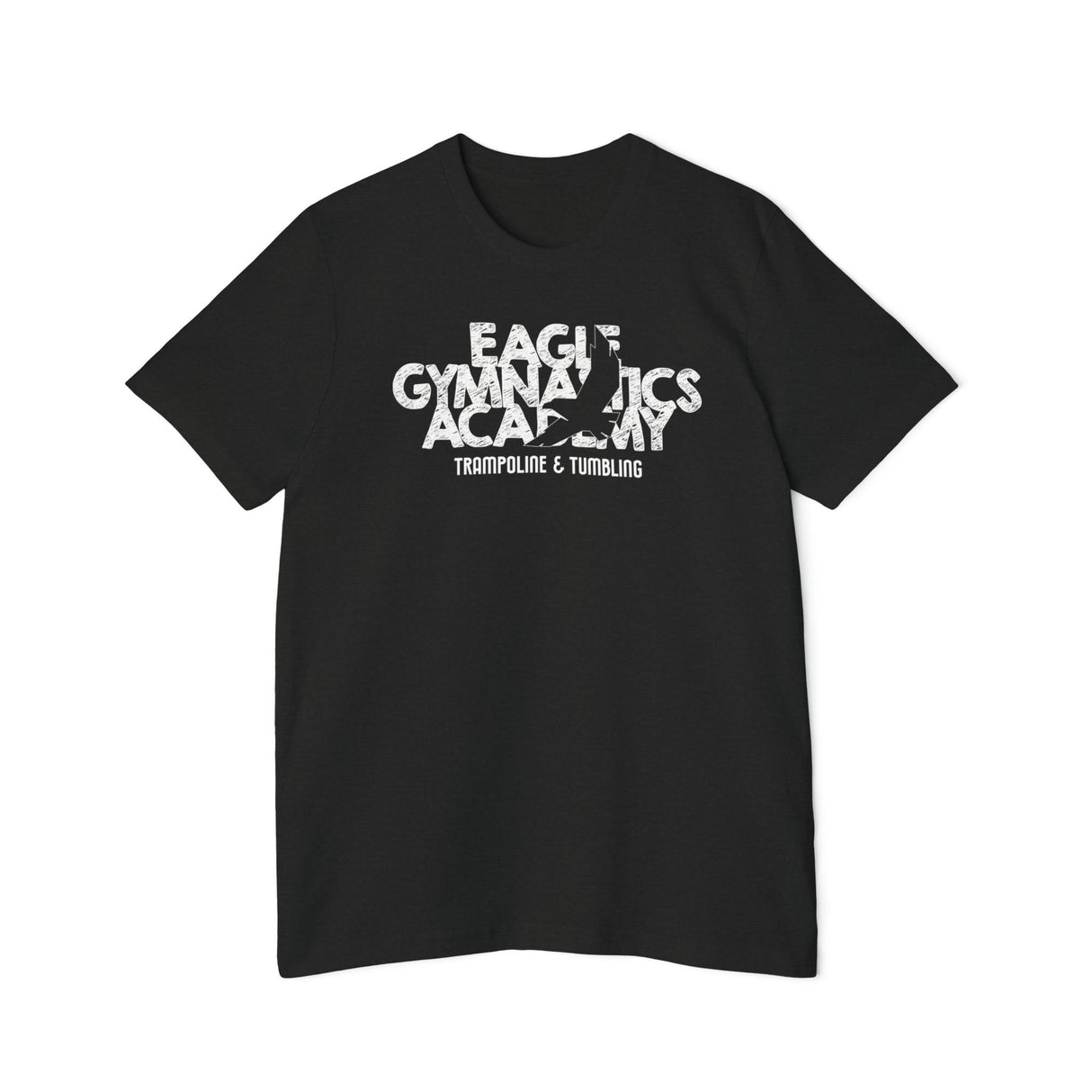 Eagle Gymnastics w/ Trampoline & Tumbling (Front) - 100% Cotton - Chalklife, LLC