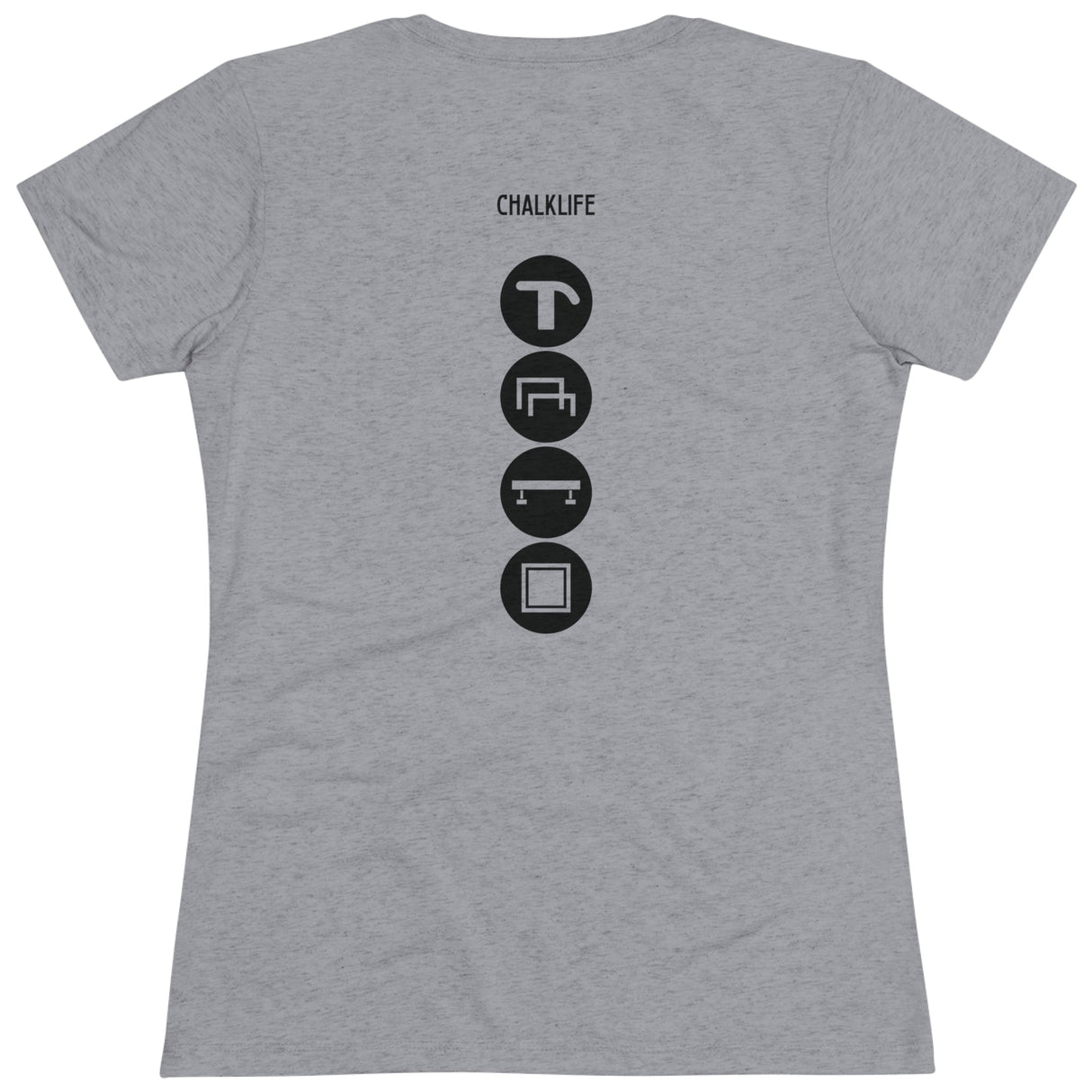 Eagle Gymnastics - Women's Gymnastics Events - Fitted T-Shirt - Chalklife, LLC