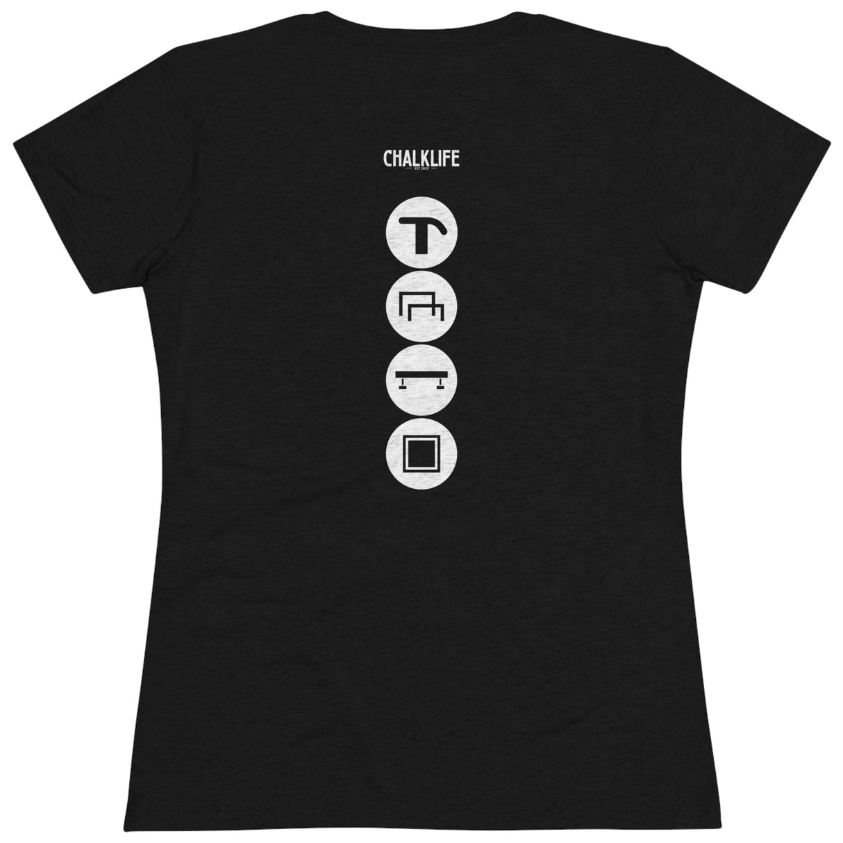 Eagle Gymnastics - Women's Gymnastics Events - Fitted T-Shirt - Chalklife, LLC