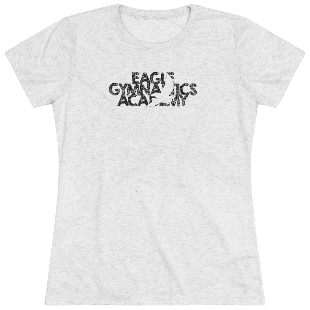 Eagle Gymnastics - Women's Trampoline & Tumbling Spine - Fitted T-Shirt - Chalklife, LLC