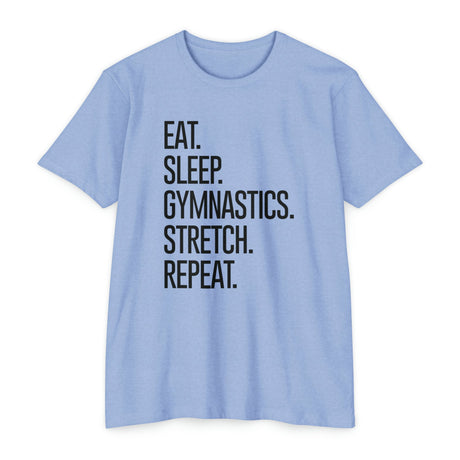 Eat. Sleep. Gymnastics. Stretch. Repeat. - Women's Regular - Chalklife, LLC