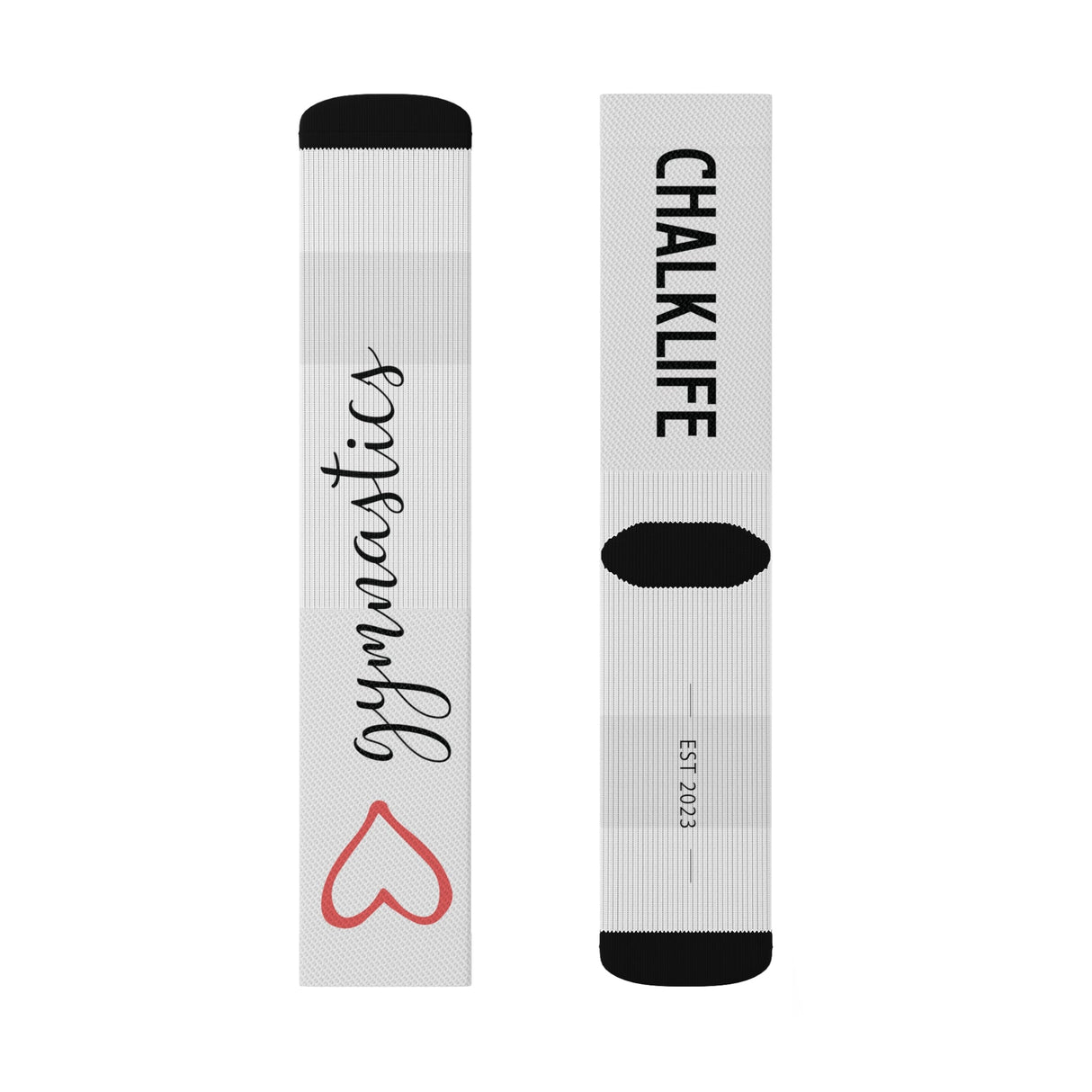 Gymnastics Love Socks - Chalklife, LLC