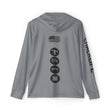 JUSTJULES - Eat. Sleep. Gymnastics. JustJules. Repeat. Performance Hoodie - Grey - Chalklife, LLC