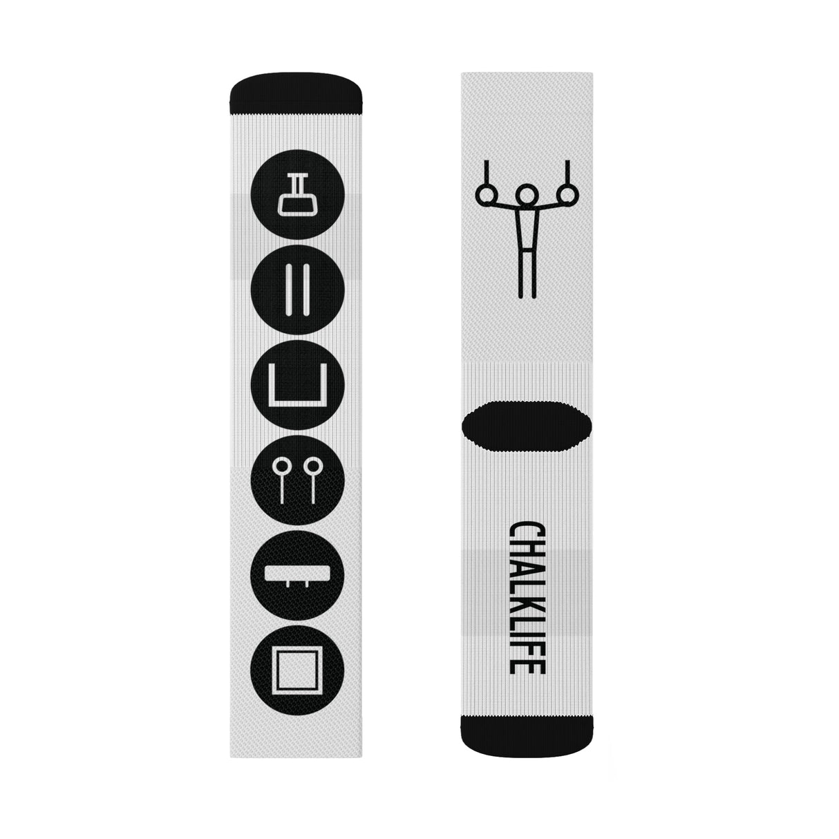 Men's Gymnastics Events Socks - Chalklife, LLC