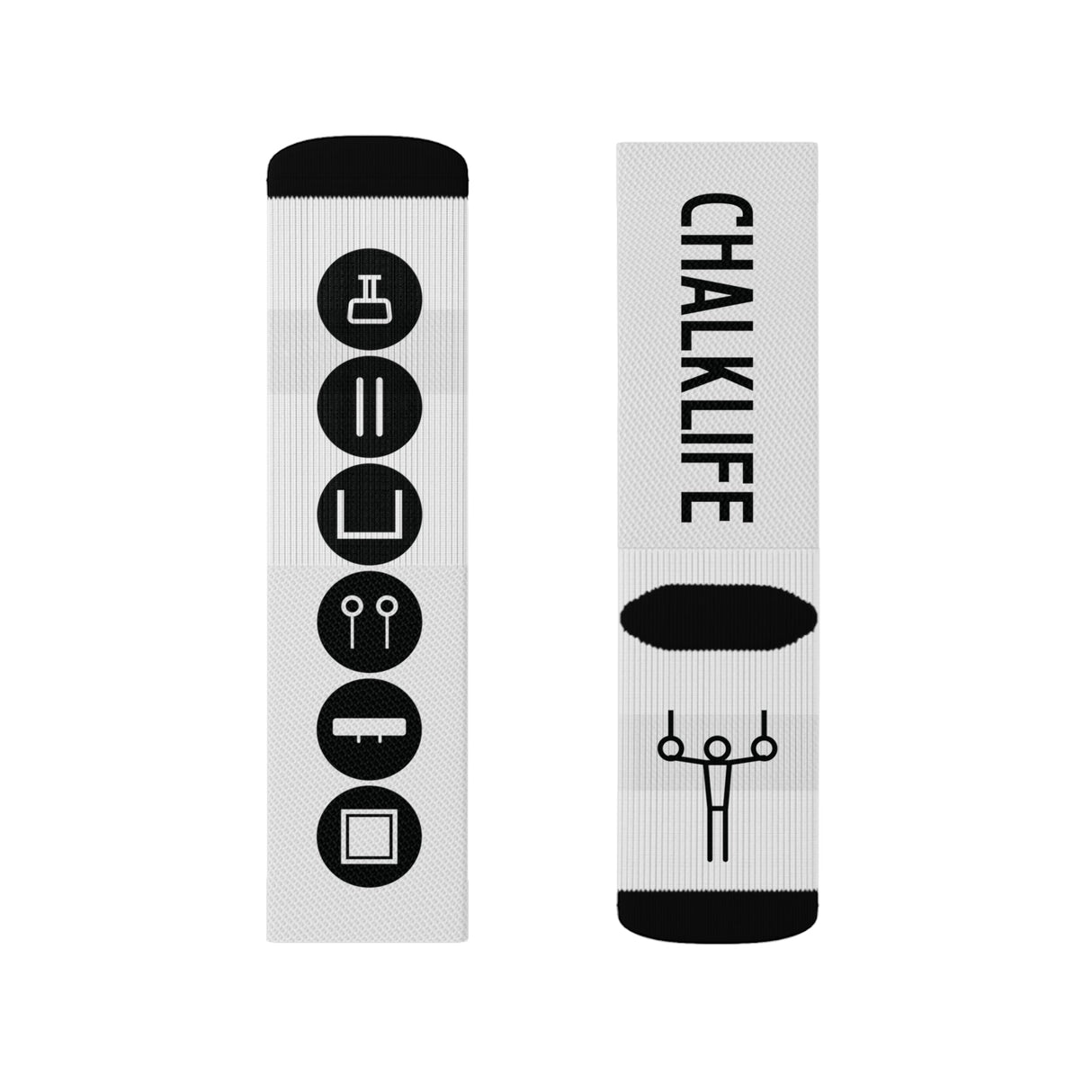 Men's Gymnastics Events Socks - Chalklife, LLC
